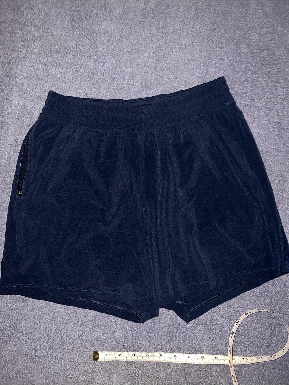 lululemon Pace Breaker Linerless Short 5" Small Navy Blue - Picture 3 of 8